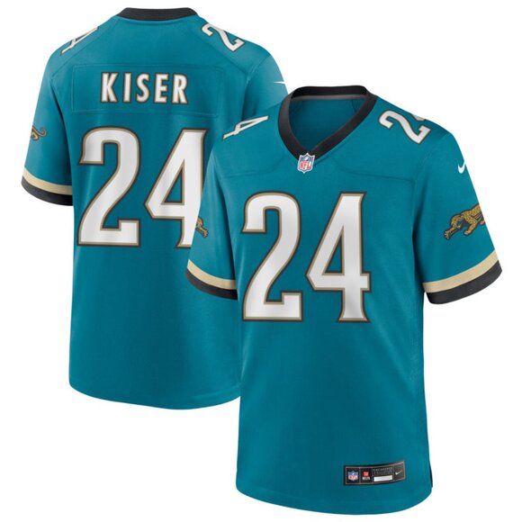 Mens Youths Kids Womens Jack Kiser Teal Stitched Jersey